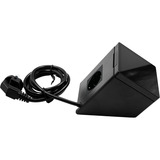 Shelly Stand Socket Adapter, Stikdåse Sort