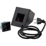 Shelly Stand Socket Adapter, Stikdåse Sort