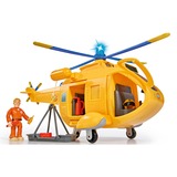 Simba Brandmand Sam - Helikopter Wallaby II , Spil køretøj Gul/Blå, Med figur