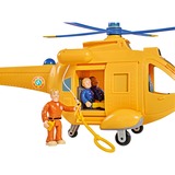 Simba Brandmand Sam - Helikopter Wallaby II , Spil køretøj Gul/Blå, Med figur