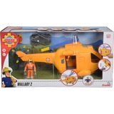 Simba Brandmand Sam - Helikopter Wallaby II , Spil køretøj Gul/Blå, Med figur