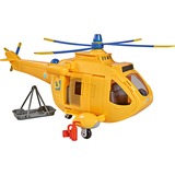 Simba Brandmand Sam - Helikopter Wallaby II , Spil køretøj Gul/Blå, Med figur