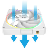 Thermaltake TS 140 EX RGB, Sag fan Hvid