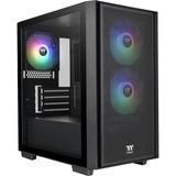 Thermaltake Versa H16 TG ARGB, Towerkabinet Sort