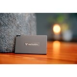 Verbatim 32030 ekstern solid state driver 512 GB USB Type-C USB 3.2 Gen 2x2 Grå, Solid state-drev 512 GB, USB Type-C, USB 3.2 Gen 2x2, 2000 MB/s, 10 Gbit/sek., Grå