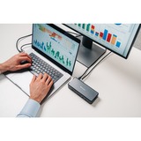Verbatim CDS-15SSD Ledningsført USB 3.2 Gen 1 (3.1 Gen 1) Type-C Sort, Grå, Docking station aluminium/Sort, Ledningsført, USB 3.2 Gen 1 (3.1 Gen 1) Type-C, 100 W, 3,5 mm, 1000 Mbit/s, Sort, Grå