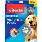 Vileda Pet Pro mikrofiberhåndklæde XL grå