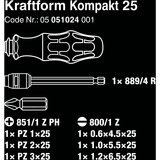 Wera 05051024001, Topnøgle Sort/Grøn