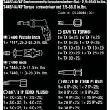Wera Kraftform moment-skruetrækker sæt 2,5-55,0 in.lbs. Sort/Grøn