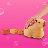 ZURU Pets Alive - Mommy Capybara and Baby Surprise, Spil figur Pets Alive Mommy Capybara and Baby Surprise, Legetøjskapivar, 3 År, Interaktiv, Klingende