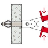 fischer Professionel tang HM Z 1 Rød/Sort