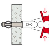 fischer Tang Rød/Sort