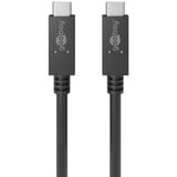 goobay 49252 USB-kabel 0,5 m USB 3.2 Gen 2 (3.1 Gen 2) USB C Sort Sort, 0,5 m, USB C, USB C, USB 3.2 Gen 2 (3.1 Gen 2), Sort