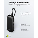 goobay 76250, Power Bank Sort