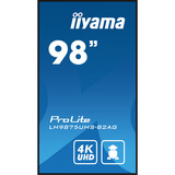 iiyama LH9875UHS-B2AG, Offentlig visning Sort (mat)