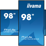 iiyama LH9875UHS-B2AG, Offentlig visning Sort (mat)