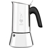 Bialetti Venus 0,3 L Sort, Rustfrit stål, Espressomaskine Sølv, 0,3 L, Sort, Rustfrit stål, 6 kopper, Rustfrit stål, Venus Induction, CE