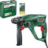 Bosch Borehammer PBH 2100 RE + 4 dele tilbehørssæt Grøn/Sort
