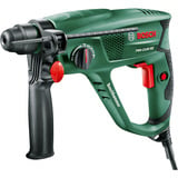Bosch Borehammer PBH 2100 RE + 4 dele tilbehørssæt Grøn/Sort