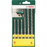 Bosch Borehammer PBH 2100 RE + 4 dele tilbehørssæt Grøn/Sort