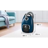 Bosch Serie 8 BGL8XPERF støvsuger 5 L Beholder vakuum Dry 700 W Støvpose, Gulv støvsuger Blå, 700 W, Beholder vakuum, Dry, Støvpose, 5 L, Allergifilter