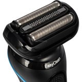 Braun Series 5 52-B1650S barbermaskine til ham Folie shaver Trimmer Blå Sort/Blå, Folie shaver, Blå, Knapper, Batteri, Lithium-Ion (Li-Ion), Indbygget batteri