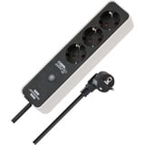 Brennenstuhl Connect Ecolor WLAN stikdåse 3-vejs, Strømskinne Hvid/Sort