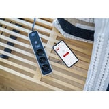 Brennenstuhl Connect Ecolor WLAN stikdåse 3-vejs, Strømskinne Hvid/Sort