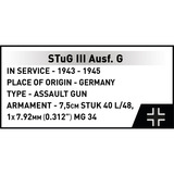 COBI Stug III Ausf. G, Bygge legetøj 