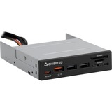 Chieftec CRD-908H, Kortlæser Sort