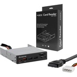 Chieftec CRD-908H kortlæser USB 3.2 Gen 1 (3.1 Gen 1) Intern Sort Sort, MicroSD (TransFlash), SD, Sort, 3.5", 5000 Mbit/s, USB 3.2 Gen 1 (3.1 Gen 1), 102 mm