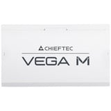 Chieftec Vega PPG-1000-CW enhed til strømforsyning 1000 W 24-pin ATX ATX Hvid, PC strømforsyning Hvid, 1000 W, 100 - 240 V, 50/60 Hz, 12 A, 100 W, 1000 W