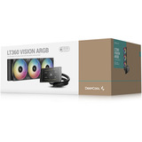 DeepCool LT360 VISION ARGB, Vandkøling Sort