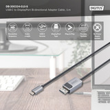 Digitus DB-300334-010-S, Kabel Sort/grå