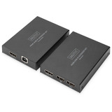 Digitus DS-55507, HDMI-udvidelse forlænger Sort
