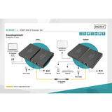 Digitus DS-55507, HDMI-udvidelse forlænger Sort