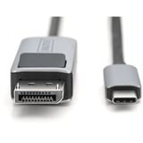 Digitus USB4 Gen 2x2 adapterkabel USB-C > DisplayPort Sort/grå