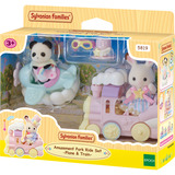 EPOCH Sylvanian Families - Forlystelsespark legetøjssæt Togtur, Bygge legetøj 
