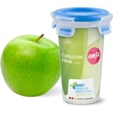 Emsa CLIP & CLOSE 508551 enhed til madopbevaring Andet Container 0,35 L Transparent 1 stk, Cup gennemsigtig/Blå, Container, Andet, 0,35 L, Transparent, Polypropylen (PP), Polypropylen (PP)/termoplastisk elastomer (TPE)