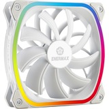 Enermax SquA RGB White Computerkabinet Ventilator 12 cm Hvid, Sag fan Hvid, Ventilator, 12 cm, 1500 rpm, 23 dB, 68,27 kubikfod/min., 115,99 m³/t