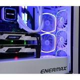 Enermax SquA RGB White Computerkabinet Ventilator 12 cm Hvid, Sag fan Hvid, Ventilator, 12 cm, 1500 rpm, 23 dB, 68,27 kubikfod/min., 115,99 m³/t