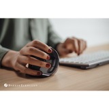 Evoluent Evoluent D Small Wireless mus Kontor Højre hånd RF trådløst Laser 3200 dpi Sort/Sølv, Højre hånd, Vertikal design, Laser, RF trådløst, 3200 dpi, Sort