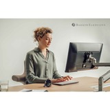 Evoluent Evoluent D Small Wireless mus Kontor Højre hånd RF trådløst Laser 3200 dpi Sort/Sølv, Højre hånd, Vertikal design, Laser, RF trådløst, 3200 dpi, Sort