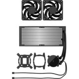 Fractal Design Radius 240 Black, Vandkøling Sort