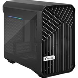 Fractal Design Torrent Nano Micro Tower Sort, Towerkabinet Sort, Micro Tower, PC, Sort, Micro-ITX, Hærdet glas, 16,5 cm