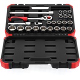 GEDORE R69013024 stiksæt, Topnøgle Rød/Sort, 85 mm