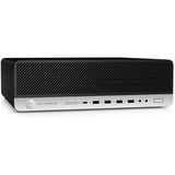 HP EliteDesk 800 G3 SFF Renoveret, Fuld PC Sort/Sølv