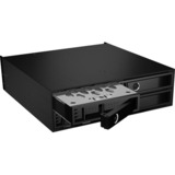 ICY BOX IB-2242U2K, Monteringsrammen Sort