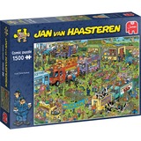 Jumbo Food Truck Festival 1500 pcs, Puslespil Jan van Haasteren Food Truck Festival 1500 pcs, 1500 stk, Tegneserier, 12 År