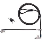 Kensington Slim N17 2.0 dobbelt nøgle laptop lås til kileformede porte, Slot Sølv, Kensington, Nøgle, Stål, Sort, Sølv
